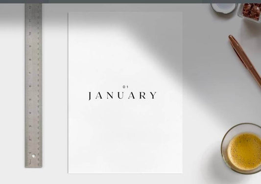 12 Monthly Planner Inserts: Premium Vellum Inserts Set for A5 Size DiscBound Pla