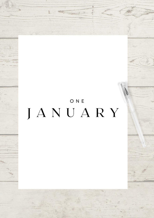 12 Monthly Planner Inserts: Premium Vellum Inserts Set for A5 Size DiscBound Pla