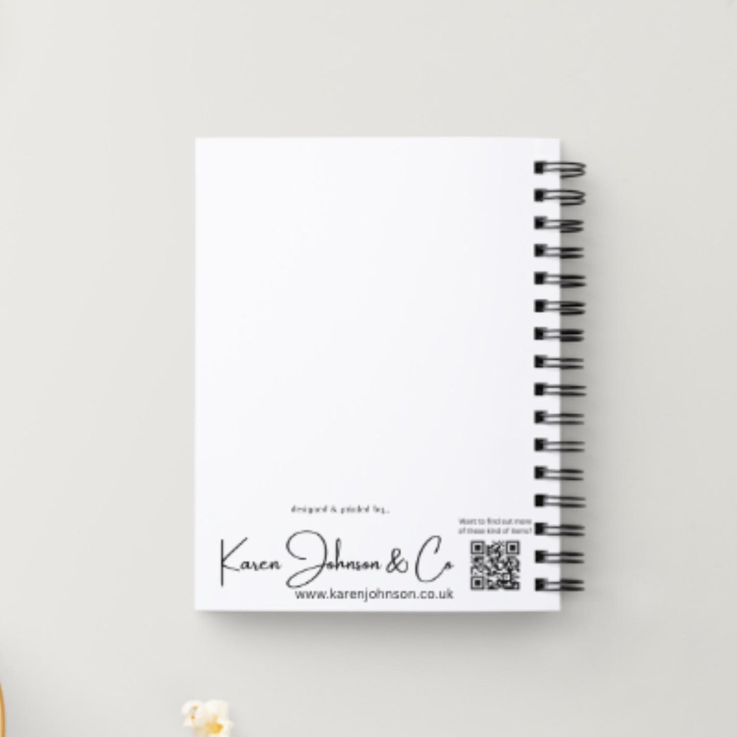 Pretty Spiral Notebook A4, A5, A6 Notebook, Journal, Plain Ruled, Lined Softcover UK