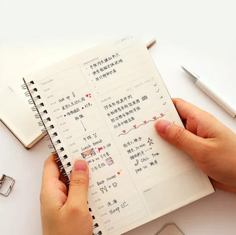 A5 Daily Planner Notebook