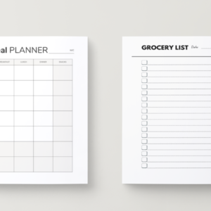 Meal Planning and Shopping List Planner