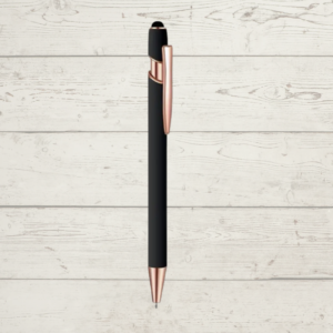 Retractable Ballpoint Pen with Stylus Tip, Black Ink and Write Smoothly