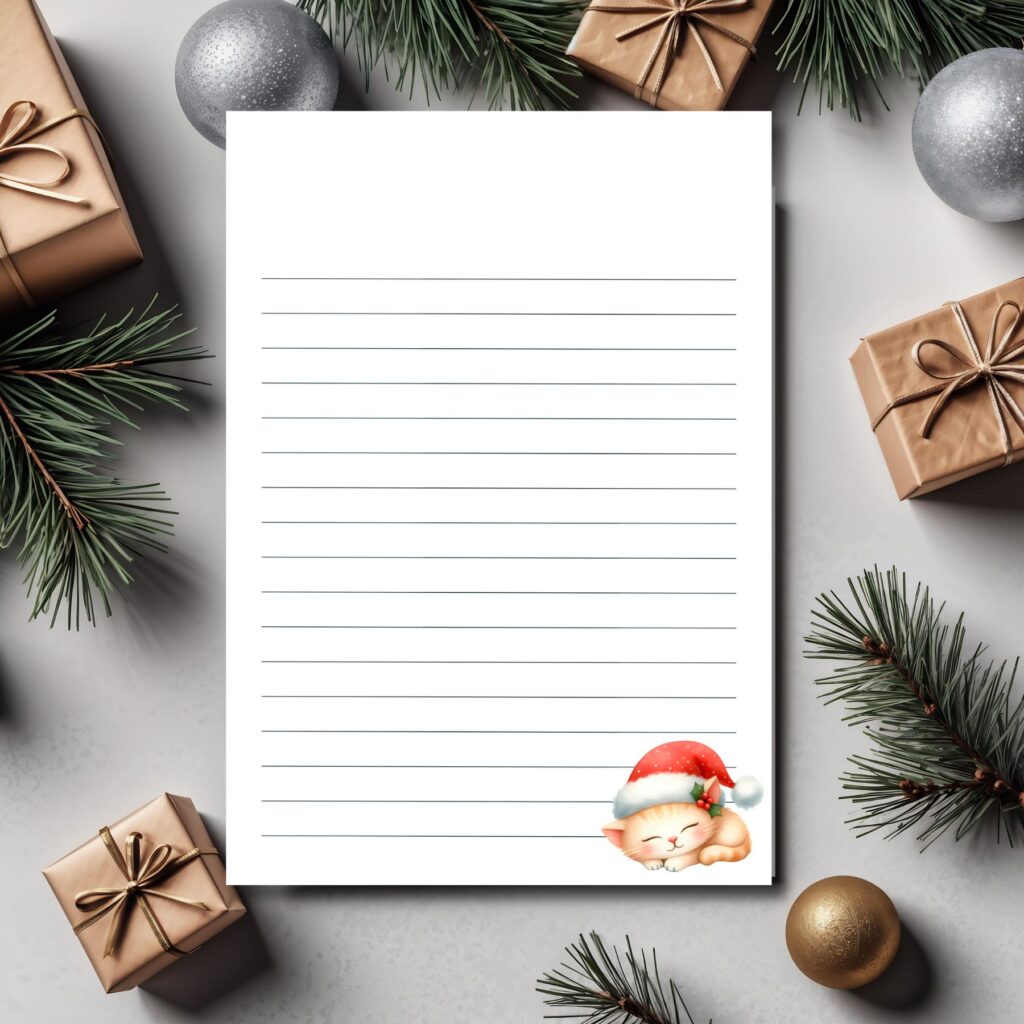 Elegant A5 Letter Writing Paper Sheets with Red or White Envelopes - Lined or Unlined Stationery Gift Set